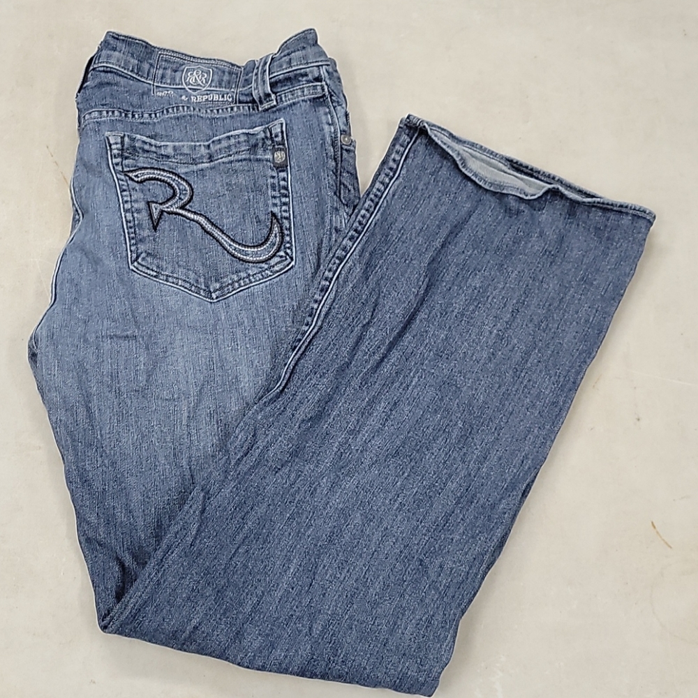 Rock and Republic boot cut jeans 36waist 32inseam
